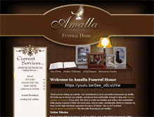 Tablet Screenshot of amallafuneralhome.com